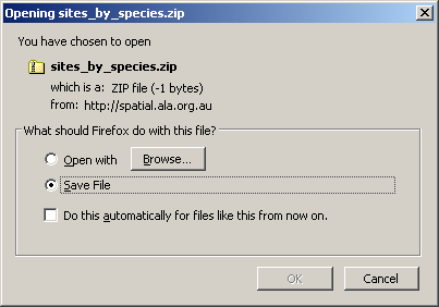 Download Species Zipfile