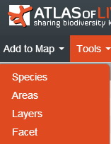 Add to map options