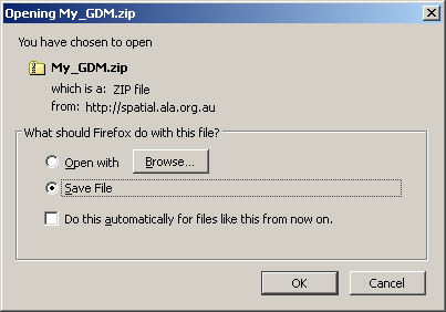 Zip file of GDM results