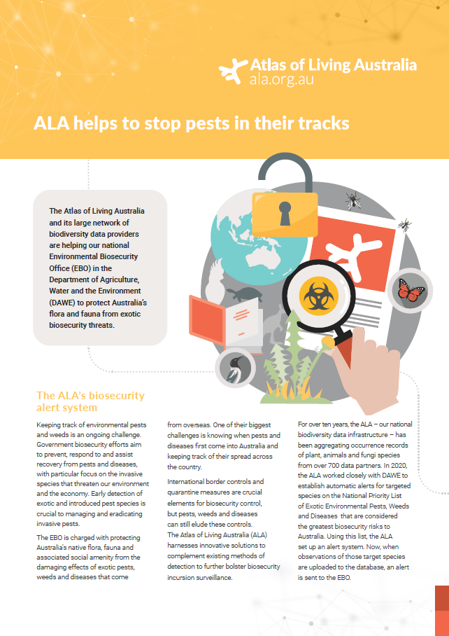 ALA biosecurity fact sheet cover