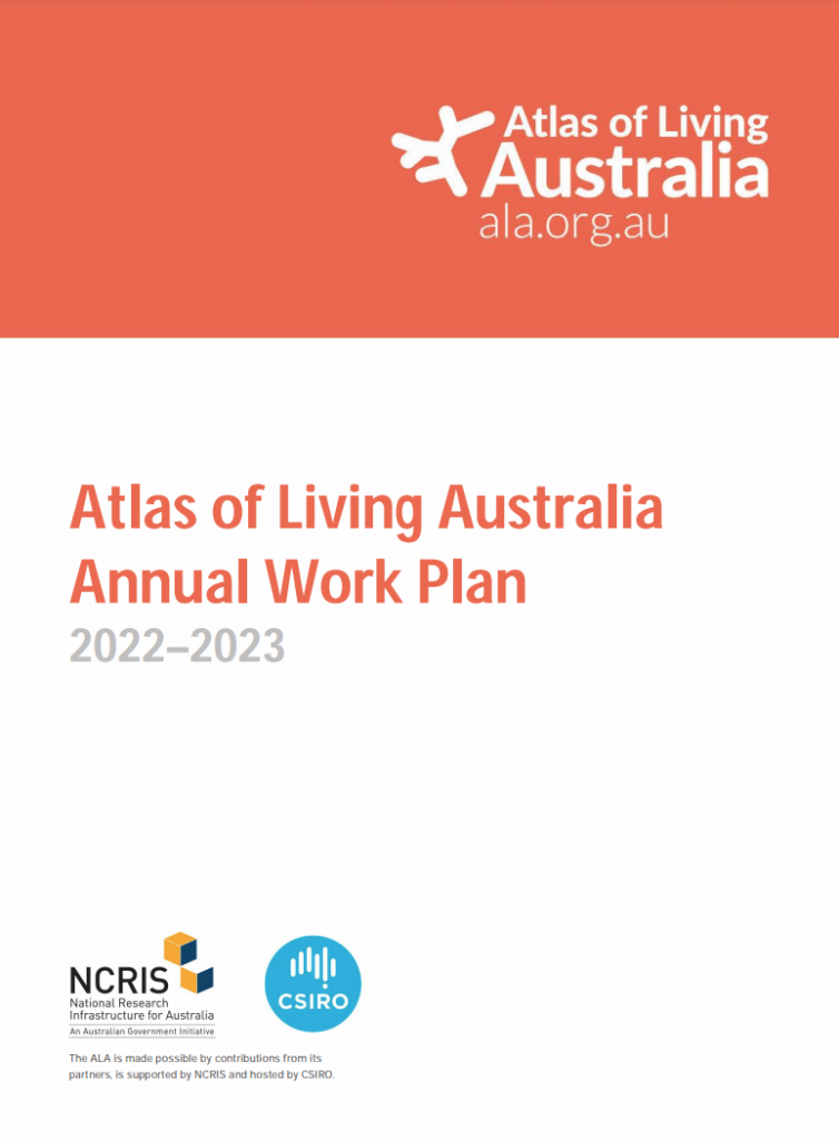 Cover of ALA Work Plan 2022-23