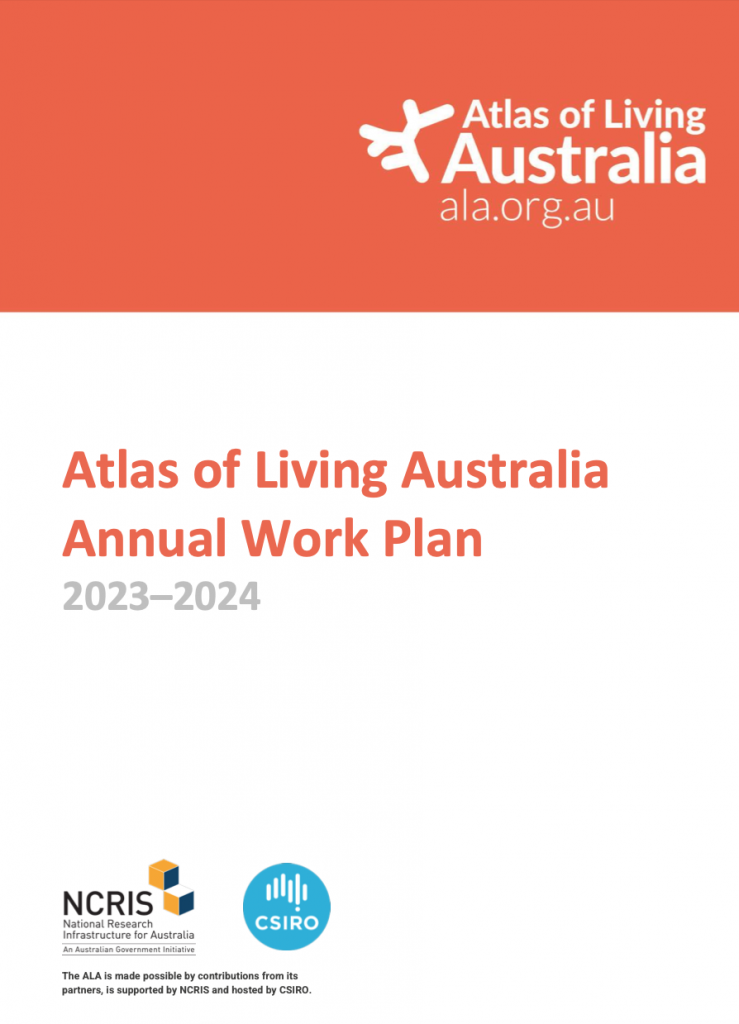 Cover of ALA Work Plan 2023-24