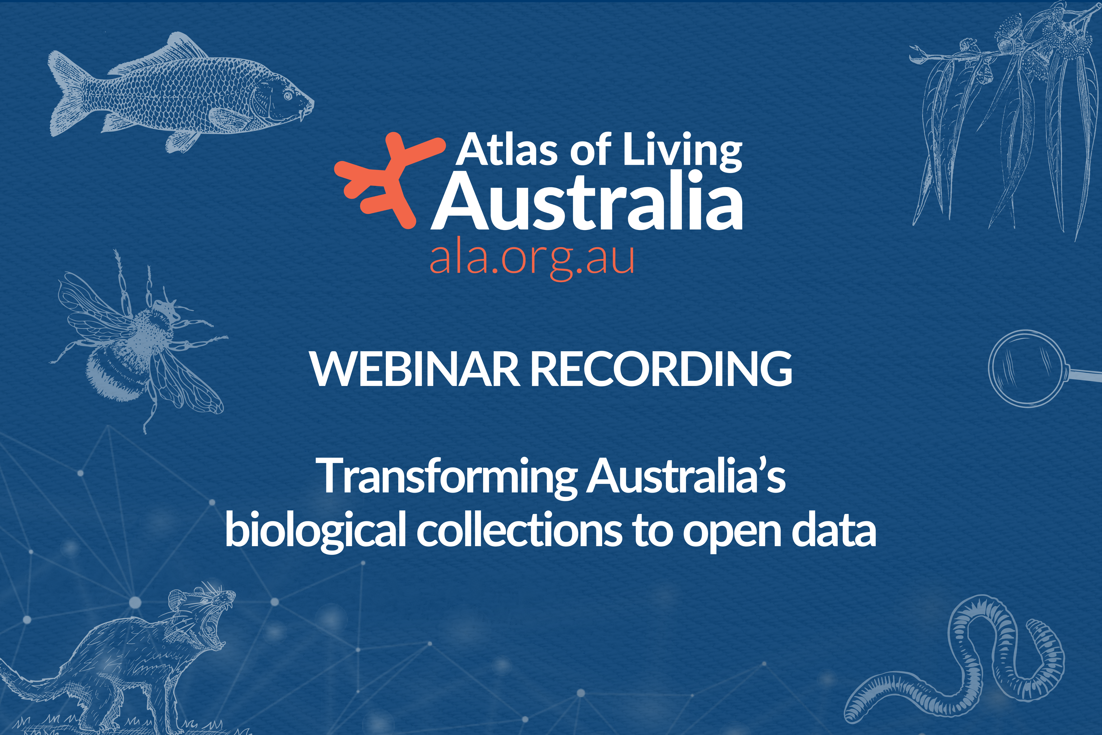 ALA Webinar: Transforming Australia’s biological collections to open ...