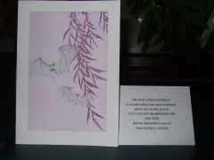 Tim Entwisle's farewell card and gift Tim Entwisle's farewell card and gift