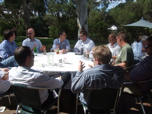 FCIG / HISCOM Meeting March 2011 Lunch at Hudson's ANBG