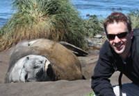 Ben with a seal Ben with a seal