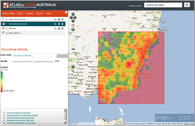 Occurrence Density