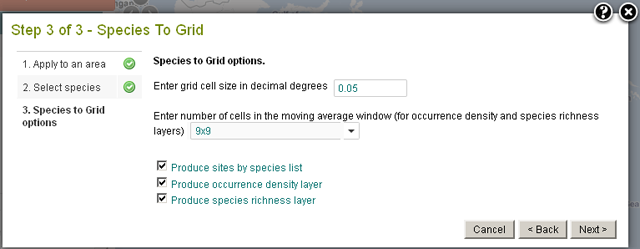 Points to Grid Step 3