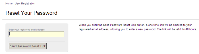 Reset Your Password Reset Your Password