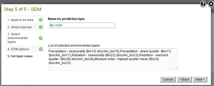 Name the GDM Layer Set used in the zip file of results